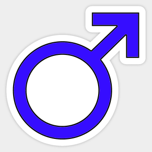 Male Gender symbol Sticker